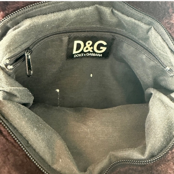 Dolce & Gabbana Brown Faux Fur Handbag - Picture 6 of 9